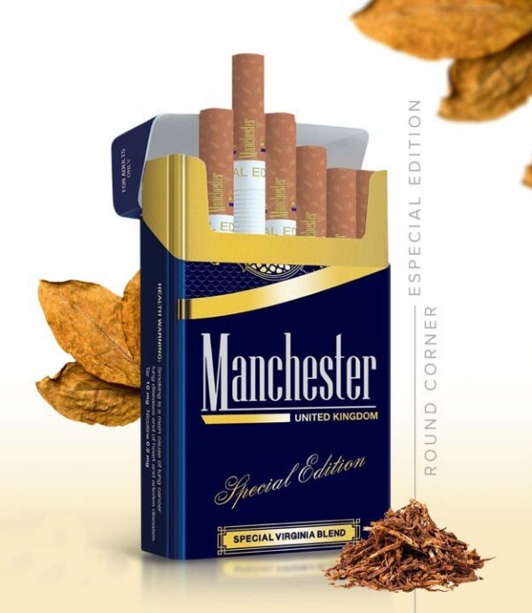 Manchester United Blue Cigarettes health reference on CigBrand