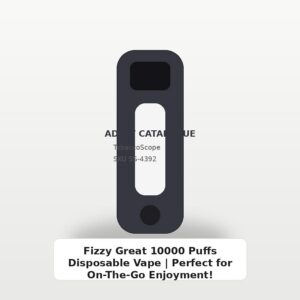 Fizzy Great 10000 Puffs Disposable Vape | Perfect for On-The-Go Enjoyment! adult-only catalogue product image on TobaccoScope