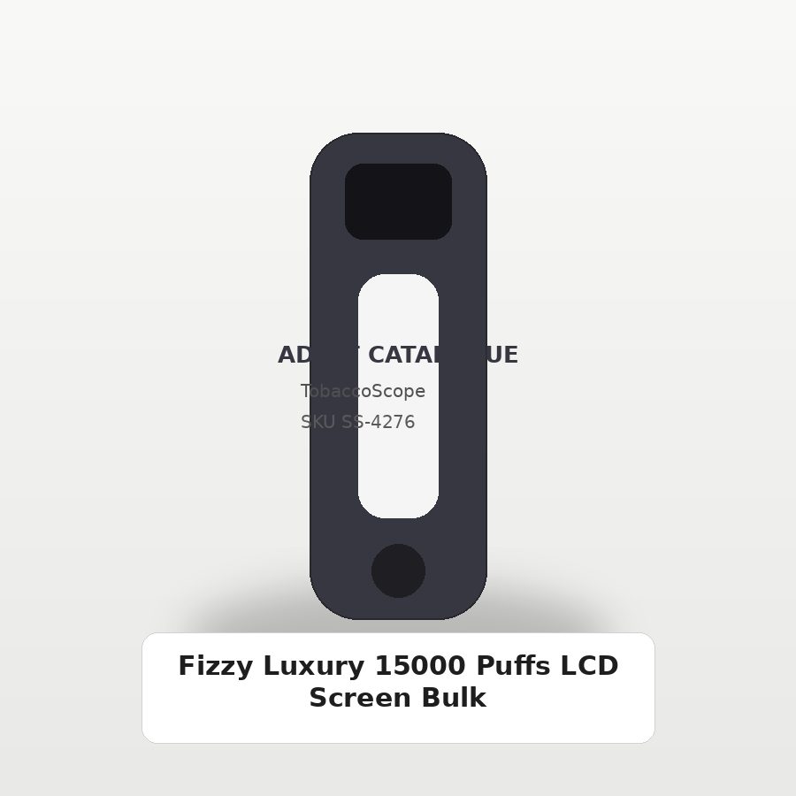 Fizzy Luxury 15000 Puffs LCD Screen Bulk adult-only catalogue product image on TobaccoScope