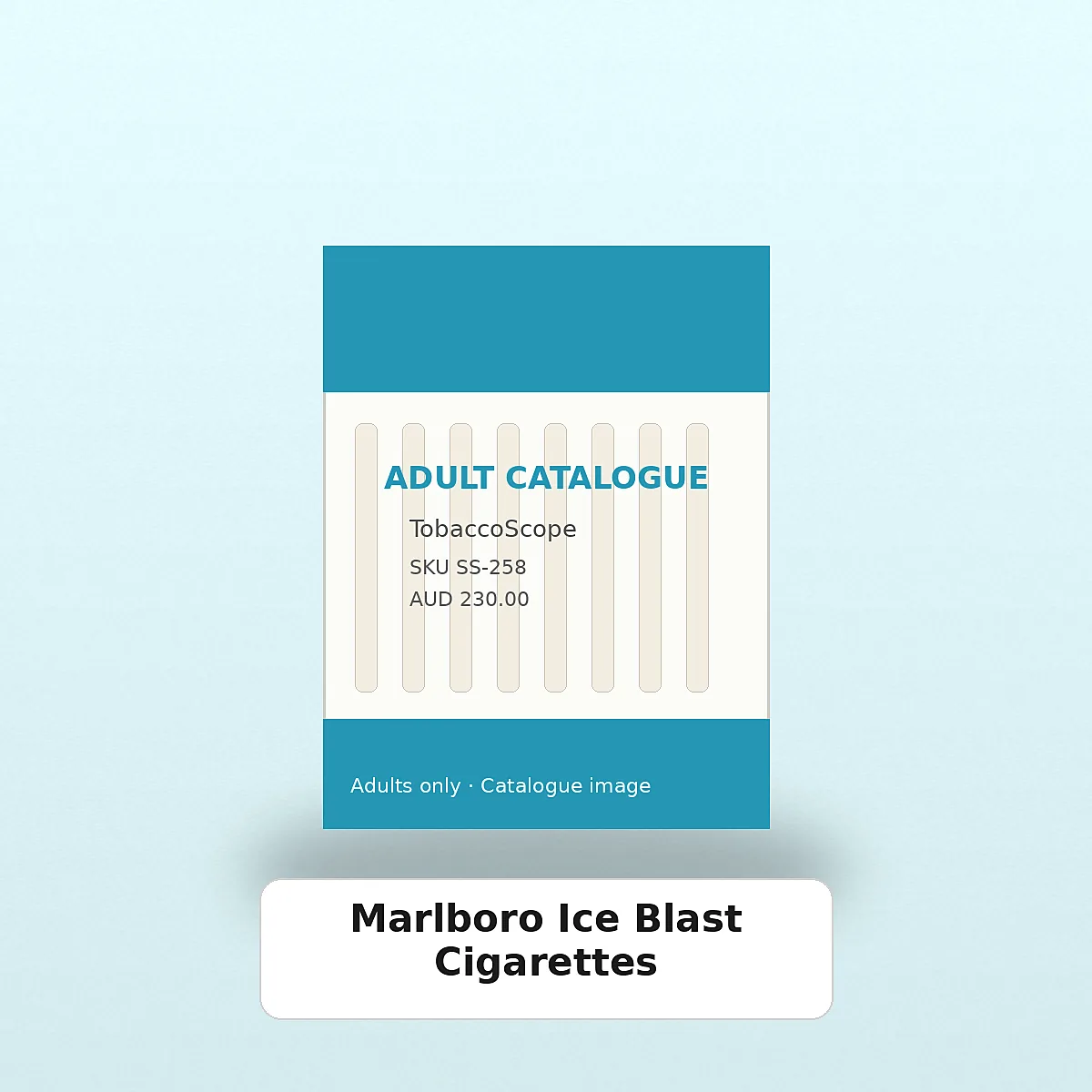 Marlboro Ice Blast Cigarettes adult-only catalogue product image on TobaccoScope