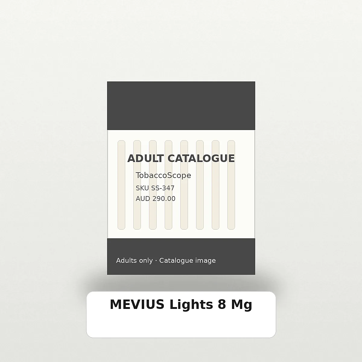 MEVIUS Lights 8 Mg adult-only catalogue product image on TobaccoScope