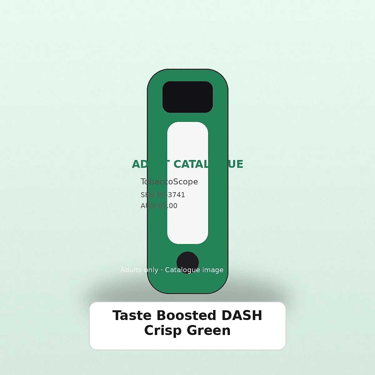Taste Boosted DASH Crisp Green adult-only catalogue product image on TobaccoScope