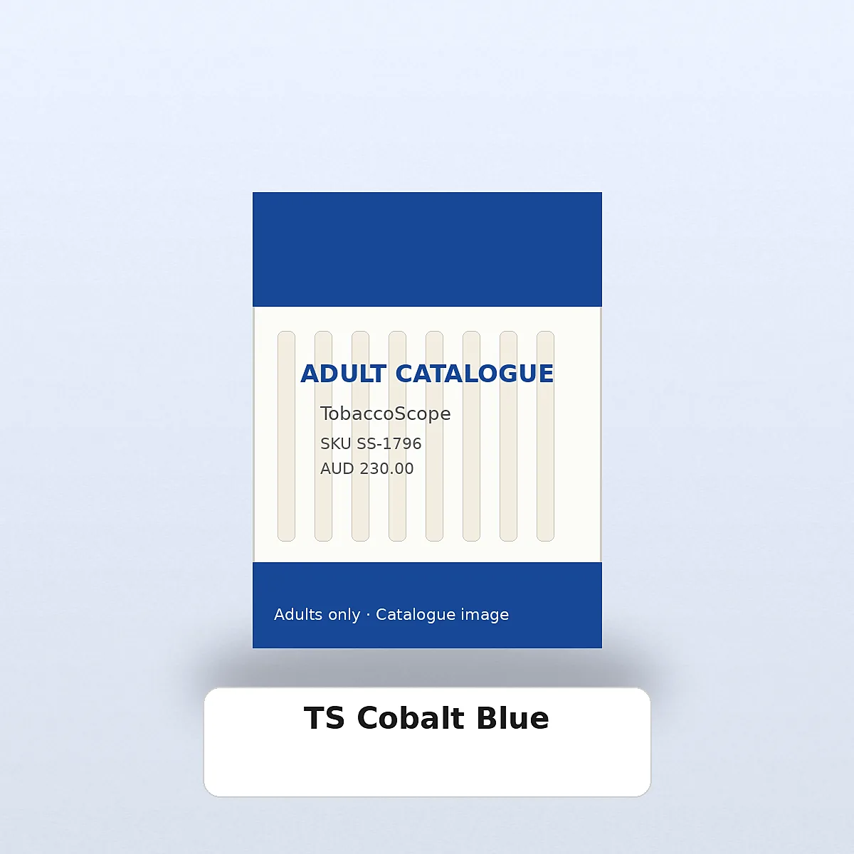 TS Cobalt Blue adult-only catalogue product image on TobaccoScope