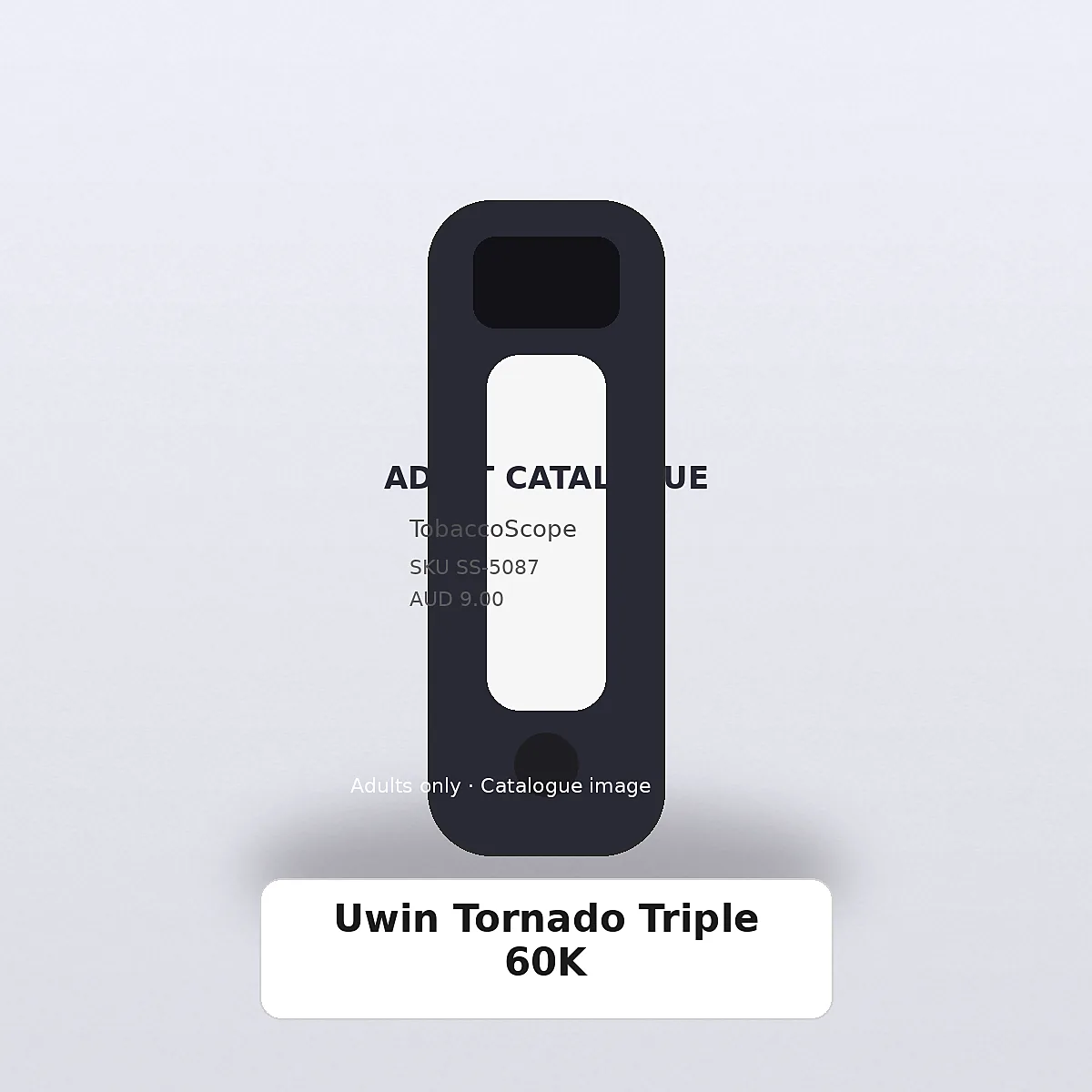 Uwin Tornado Triple 60K adult-only catalogue product image on TobaccoScope