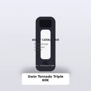 Uwin Tornado Triple 60K adult-only catalogue product image on TobaccoScope