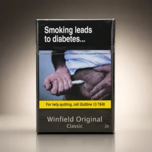 Winfield Original Classic 10mg packaging photographed for a brand and variant profile page